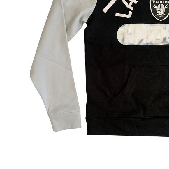 Fanatics Men's Sz L Las Vegas Raiders Extra Point NFL Pullover Hoodie Sweatshirt - Picture 14 of 16